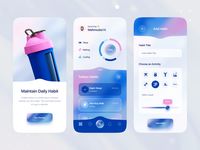 Habit Tracker Mobile App UI Design by Mahmudul Hasan Manik for Devignedge on Dribbble