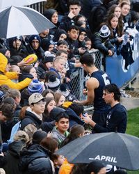 Carlton Football Club | Today was wet, it was cold, but this is still what it’s all about. We’re sorry for the change of plans but, we still loved smiling… | Instagram