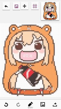 Himouto! Umaru-chan Perler Bead Pattern