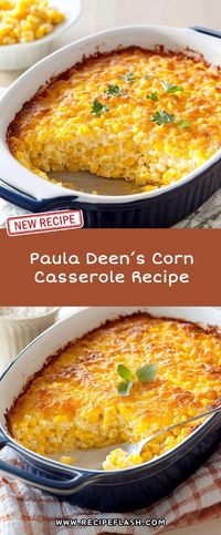 Looking for the perfect side dish to impress your guests this Thanksgiving? Paula Deen’s Corn Casserole Recipe is a delicious blend of sweet corn, creamy goodness, and buttery flavor. Save this recipe for your holiday feast and make your Thanksgiving table unforgettable!