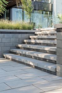 This contemporary patio stone is a best-selling option for contemporary backyards. Blu Smooth patio stones are available in a multi-piece system for pool decks, walkways & backyards.