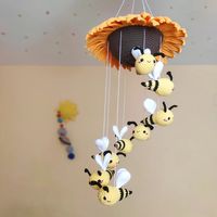 Bee Mobile Amigurumi Pattern Decoration Child's Room - Etsy