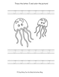 Free Letter J Worksheets For Preschool & Kindergarten | Kids Activities Blog