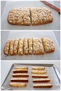 How to Cut Low Carb Almond Biscotti