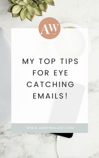 Abby Waller Photography Educator | Two Tips for Eye Catching Emails | Lately I’ve been talking a lot about email marketing with the recent launch of my course Email Marketing for Photographers. I am excited to share two tips I think everyone should use in their email marketing for creating eye catching emails. #emailmarketing #photographers