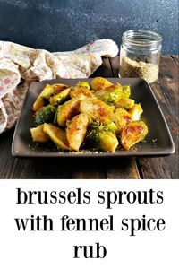 Brussels Sprouts with Michael Chiarello's Fennel Spice Rub - Beautifully browned Brussels sprinkled with fennel, white pepper & coriander. Amazing & Easy!

. #BrusselslSprouts #MichaelChicarello #EasyBrussels #FennelBrussels via @frugalhausfrau