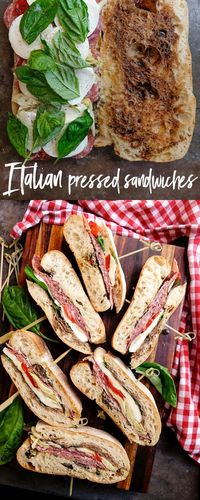 Pressed Italian Sandwiches