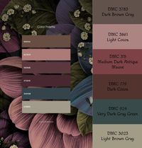 Palette by Luca Davincci Converted to DMC by eonssong