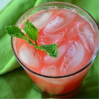 Watermelon Gin Punch I'm guessing you can make this without the gin too? Hopefully because I love watermelon!