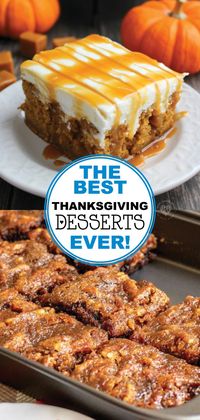 You won't believe how delicious these Thanksgiving recipes taste. This Thanksgiving you have to try one of these recipes. These are the best Thanksgiving desserts ever! Try a new dessert for your Thanksgiving dinner this year. These easy and delicious recipes are sure to make your Thanksgiving dinner memorable. Try one of these delicious dessert recipes. You will be sure to find the perfect dessert for your family meal this Thanksgiving. #Thanksgiving #recipe #dessert #chocolate #homemade