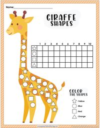 G is for Giraffe Learning Activities. Preschoolers will enjoy learning important skills with this Giraffe learning pack. #giraffetheme #preschoolactivities #handsonlearning