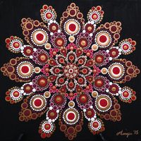 #merrychristmas everyone! #art #mandala #dotpainting #bekind #kindness www.travellingkindnessrocks.ca