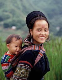 This smile is easily found when you travel to Sapa