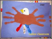 #Veterans Day Handprint Eagle Art and Activities for Kids. Check them out on my blog! #PattiesClassroom