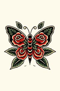 Curious about butterfly tattoos? Unwrap the fun of the American traditional style. Click to explore more!