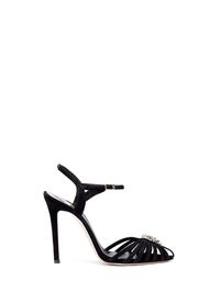 Aperlai - Tortuga black embellished sandals ($725)