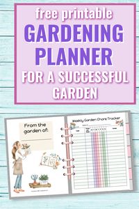 Free printable garden planner | Printable Planner by Jill Burgos | #planner #design #editable #canva #custom