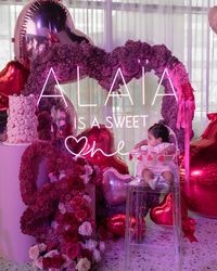 The sweet little one… Alaïa 💗🎀❤️ Wrapping up on love week with the cutest little setup for Alaïa’s first birthday featuring the new Pink… | Instagram