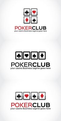 Poker Club Logo Template