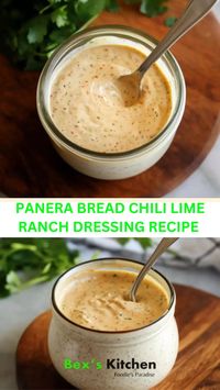 Panera Bread Chili Lime Ranch Dressing Recipe – Bex’s Kitchen