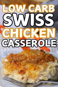 Low Carb Swiss Chicken Casserole, one of my favorite high-protein chicken recipes. It’s perfect for diabetic friendly meal prep or quick weeknight dinners. Easy to make and great for anyone following a low carb lifestyle. A simple, family-friendly recipe that’s both satisfying and healthy.