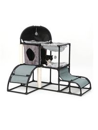 I found this amazing Pet Cat Tree Play House Condo Bed Furniture Scratching Pole Toy with US$175.99,and 14 days return or refund guarantee protect to us. --Newchic