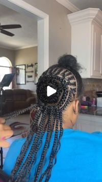 Veronica💜 on Instagram: "Quick & Easy Crochet Fulani Braids 💕🔥"