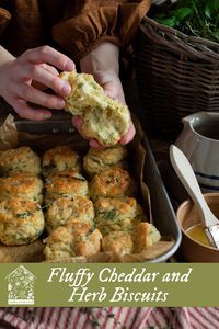 Fluffy Cheddar and Herb Biscuits — Under A Tin Roof