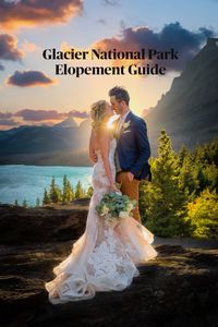 Ceremony Locations | Sunset | Montana Elopement Photographer | Glacier National Park Elopement