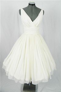 Pin Up Wedding Dress,Vintage Wedding Dress,50s Wedding Dress,Wedding Dress Tea Length,MA145