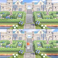 Acnh animal crossing girl video games elegant city DA design Paris French Cute ville island build Idea ideas inspo inspiration  dream adress blue elegantcore royalcote princess