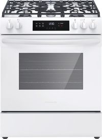 30" Gas Range with Steam Clean White-FCFG3062AW | Frigidaire