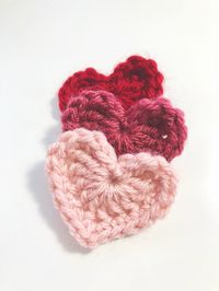 Little Hearts ♡ Free Crochet Heart Pattern - Noelebelle Crochet