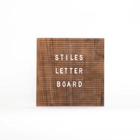 Wood Letter Board Kit– Stiles