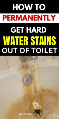 Say goodbye to toilet hard water stains. Learn how to clean toilet bowl stains and tackle those stubborn toilet bowl stains effortlessly. This DIY method for toilet stains is perfect for cleaning toilet stains using a powerful yet gentle hard water stain remover. Whether you're dealing with tough hard water stains or need effective toilet cleaning hacks, this guide has you covered. Discover how to clean toilet bowls with an easy toilet bowl cleaner DIY that's a great hard water remover.