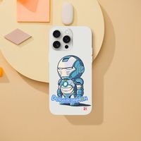 Doraemon funny flexible phone case ironman parody gift for kids phone shell iphone samsung by SHOKADesign on Etsy