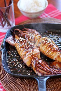 Sizzling Teriyaki Squid