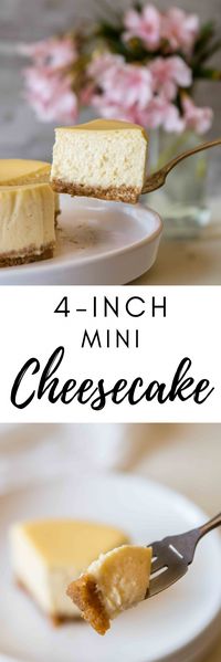 Mini Cheesecake recipe for one/two - Lifestyle of a Foodie