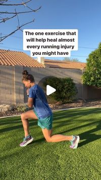 KATIE // LIFE OF RUNNING on Instagram: "This exercise can help prevent and work to heal your Achilles tendinitis, shin splints, plantar fasciitis, runner’s knee. I love exercises that work to strengthen multiple different areas at once because I’m a student doing clinicals, working full time as a nurse, planning a wedding and trying to help run a business so I don’t have an abundant amount of time to strength train every day. 

PS: this isn’t an end all be all. Always go to a HCP or PT for a diagnosis. Because if something is seriously broken you can do all the exercises but it’s not going to heal a torn tendon.

#runningcommunity #runningtogether #runstrong #runstronger"