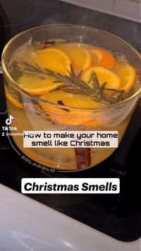 Ingredients:   • - Orange slices  • -6 cloves  • -Rosemary  • -Vanilla extract