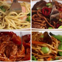 Easy Noodles 4 Ways