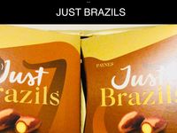 JUST BRAZILS GIFT Box - Contains Paynes ‘chocolate Just Brazils’ Finest South America Milk chocolate Brazil nuts,  gift box, birthday gift