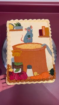 Ratatouille Cake🧀🐀🍅🥕✨ #cake #shorts