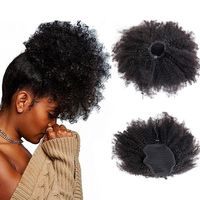 Category:Ponytails; Occasion:Daily Wear,Christmas Gifts; Color Shade:Natural; Hair Extension Type:Clip In / On; Origin of Hair Donors:Brazilian Hair; Hair Material:Remy Human Hair,Unprocessed Human Hair; Texture:Curly; Brand:ishow hair,Dolago; Features:Adjustable,For Black Women,with Clip; Net Weight:0.1; Heat Resistant:Yes; Listing Date:11/30/2018; Can Be Permed:Yes