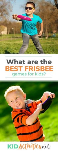 What are the best frisbee games for kids? Check out this list of 21 frisbee games. #kidactivities #kidgames #activitiesforkids #funforkids #ideasforkids