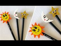 Pencil Topper craft ideas | Foam sheet craft ideas easy | DIY Pen Topper | DIY School Supplies - YouTube