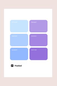 This blue and purple combo pastel palette features sky blue, soft periwinkle, light ice blue, lavender blush, orchid purple, and deep violet. It creates a soothing and dreamy atmosphere, perfect for delicate and whimsical designs.