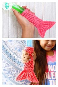 Mermazing Fun Pop Holder Free Crochet Patterns