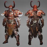 Barbarian Legendary Armor Art - Diablo IV Art Gallery