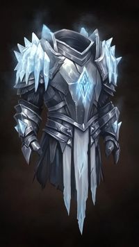 Discover the formidable Frostveil Bastion Armor, a piece of scale armor fantasy art with a jagged, spiked design. The armor’s surface resembles hardened lava or bark, with thorn-like protrusions and glowing green veins of energy—elements of magic runes art. Providing medium physical protection, it allows the use of the spell “Ice Cage.” Ideal for warriors seeking a balance between offense and defense, and for admirers of magic artifact concept art.